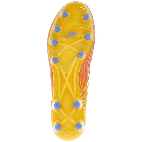 Lotto Solista 200 IX FG Soccer Cleats Ray Yellow Melon Orange Men 10/Women11 NWT